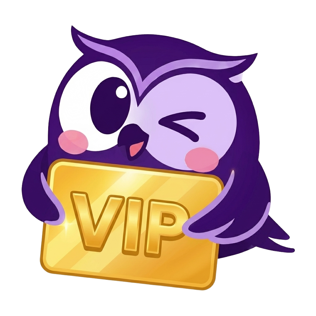Mascote Coruja VIP